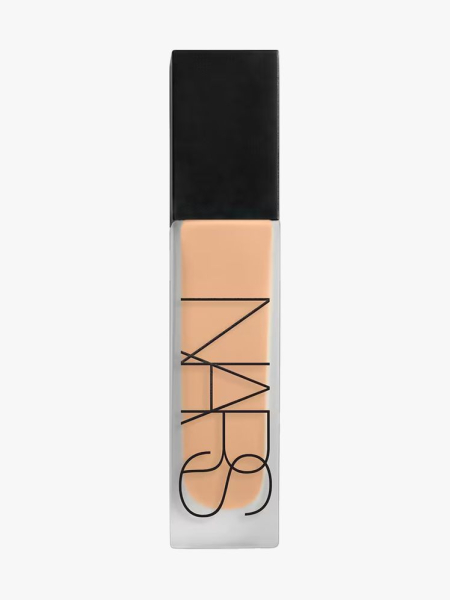 Nars Natural Matte Longwear Foundation in branded component on a light gray background